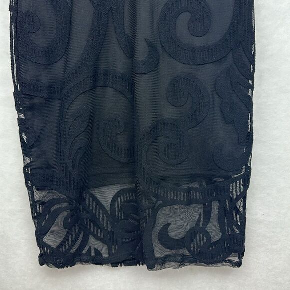 Halter V-neck backless Velvet Black Dress Sz Small - Picture 2 of 11